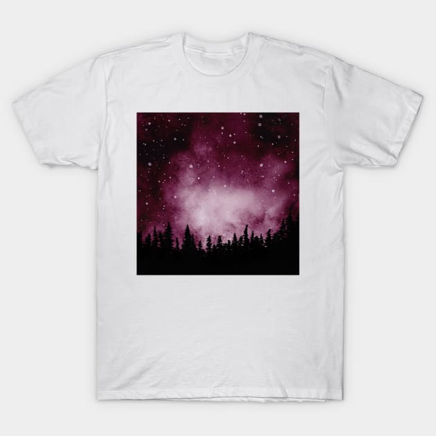 Watercolor galaxy T-Shirt by RosanneCreates